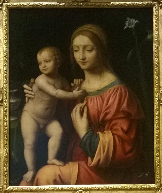 La Virgen y el Niño - Bernardino Luini
