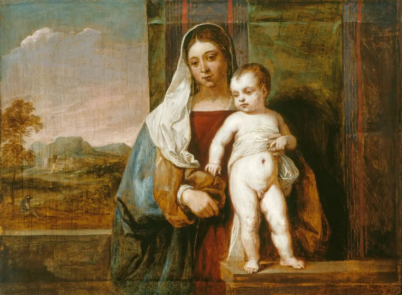 La Virgen y el Niño - David Teniers el Joven
