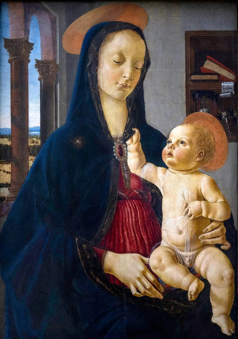 La Virgen y el Niño - Domenico Ghirlandaio