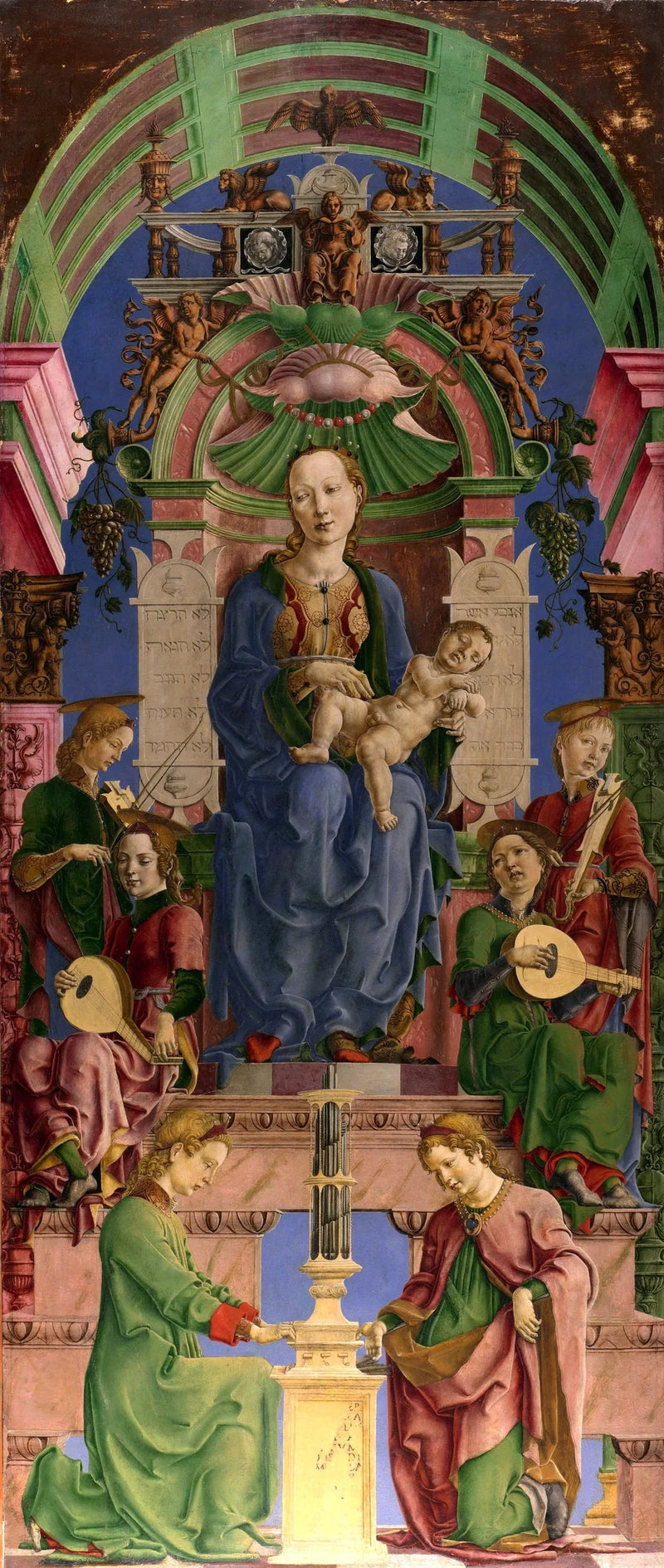 La Virgen y el Niño en Majestad - Cosmè Tura