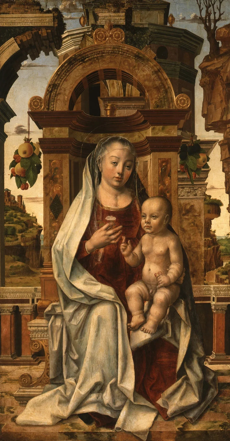 La Virgen y el Niño en Majestad - Pedro Berruguete