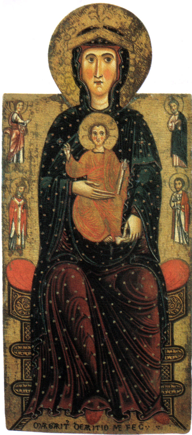 La Virgen y el Niño - Margaritone de Arezzo