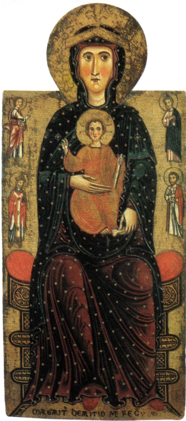 La Virgen y el Niño - Margaritone de Arezzo