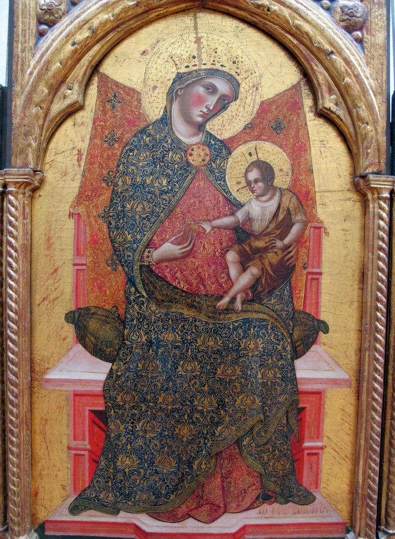 La Virgen y el Niño - Paolo Veneziano