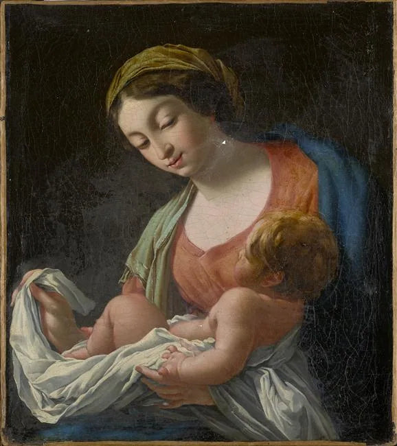 La Virgen y el Niño - Simon Vouet