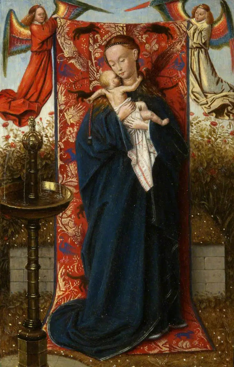 La Virgen y el Niño en la fuente - Jan van Eyck