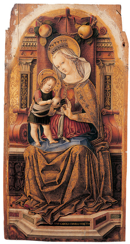 La Virgen y el Niño en Majestad - Carlo Crivelli
