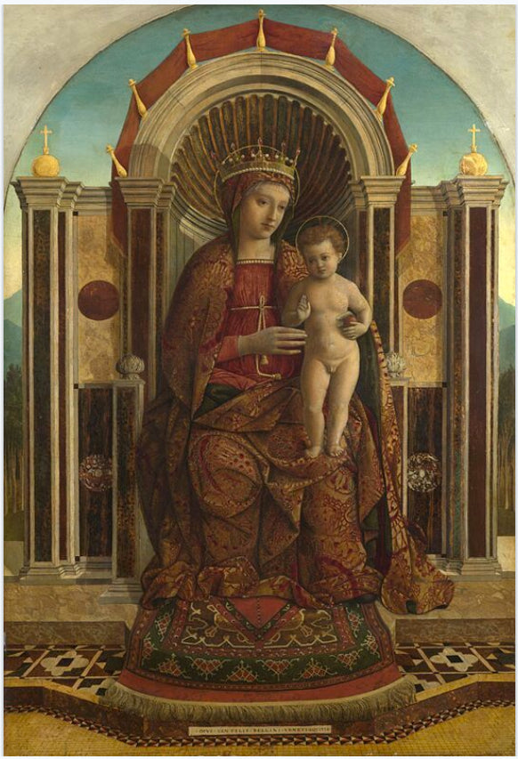 La Virgen y el Niño en Majestad - Gentile Bellini