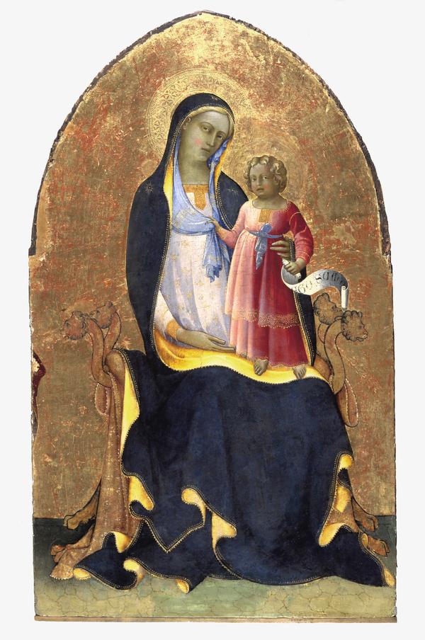 La Virgen y el Niño en Majestad - Lorenzo Monaco