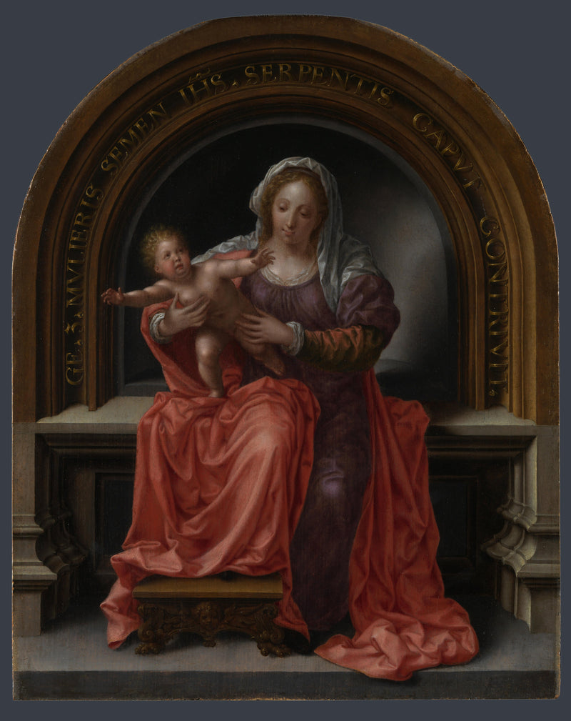 La Virgen y el Niño - Jan Gossaert