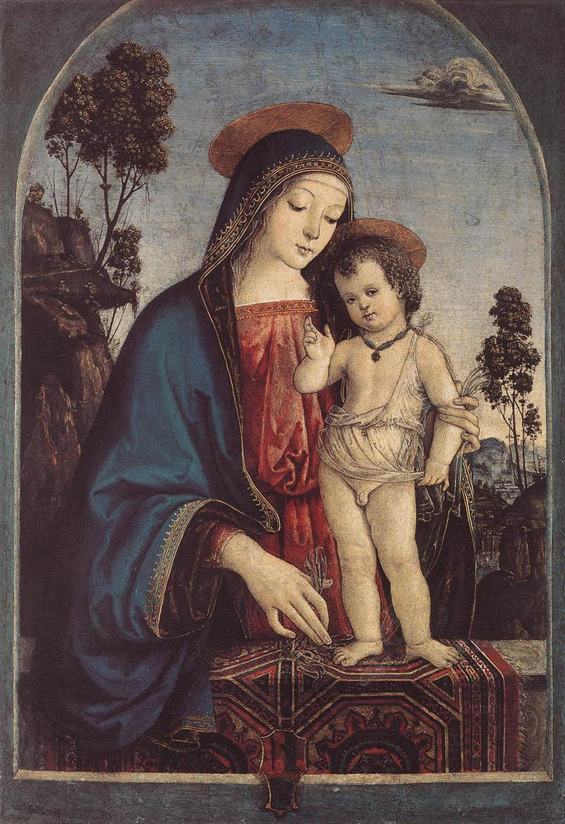 La Virgen y el Niño - Pinturicchio