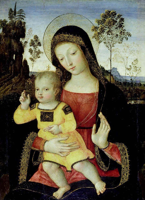 La Virgen y el Niño - Pinturicchio