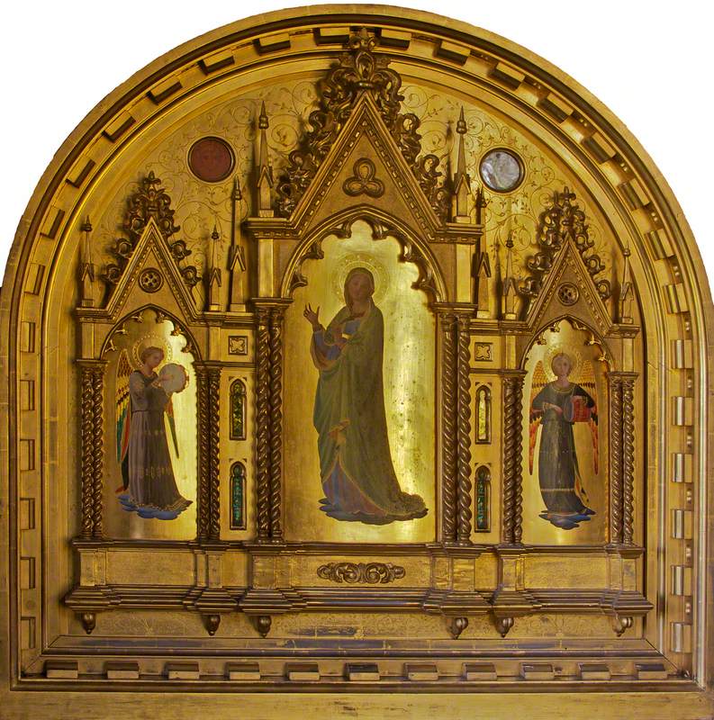 La Vierge flanquée d’anges musiciens - Fra Angelico - Alpha Reproduction