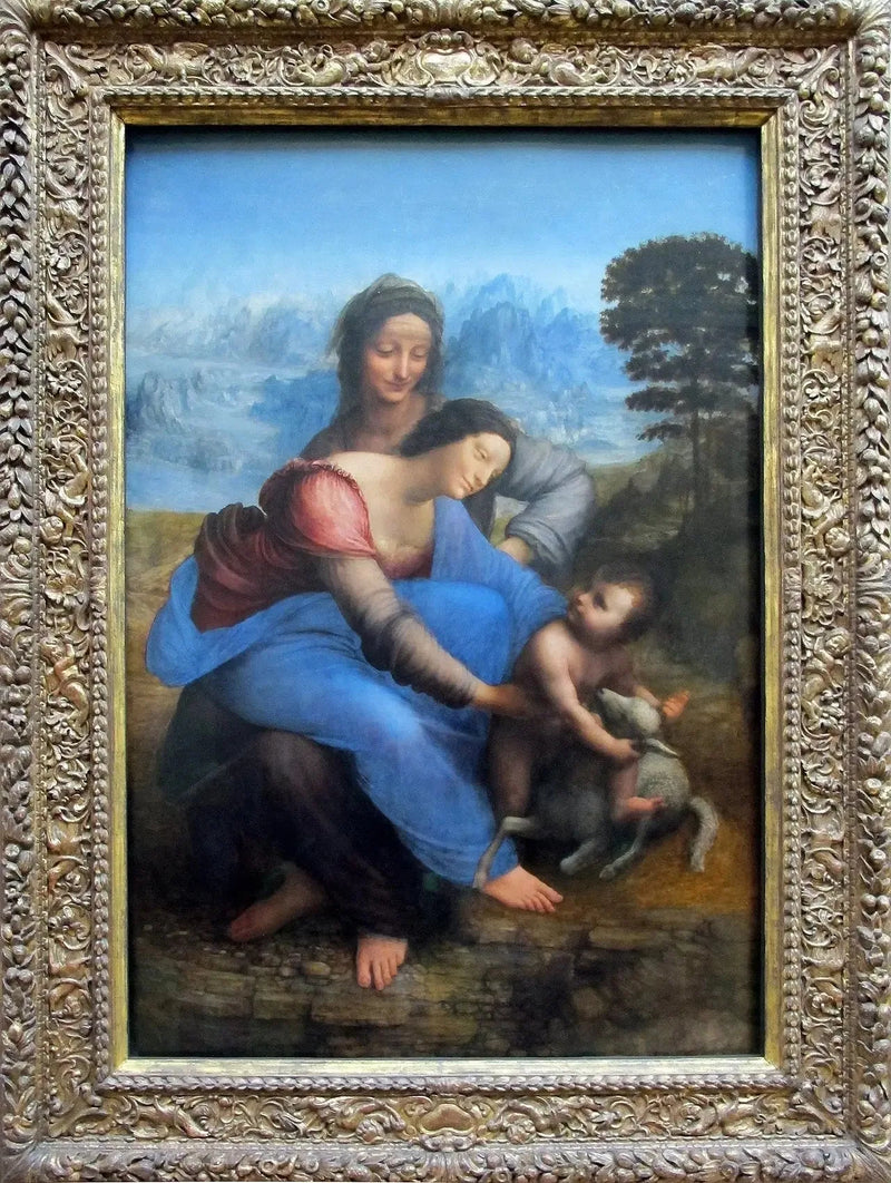 La Virgen, el Niño Jesús y santa Ana - Leonardo da Vinci