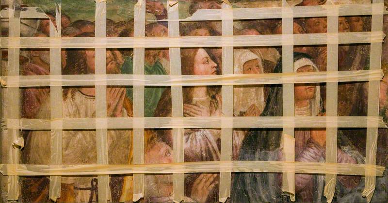 La Virgen, los Apóstoles y los Santos - Bernardino Luini