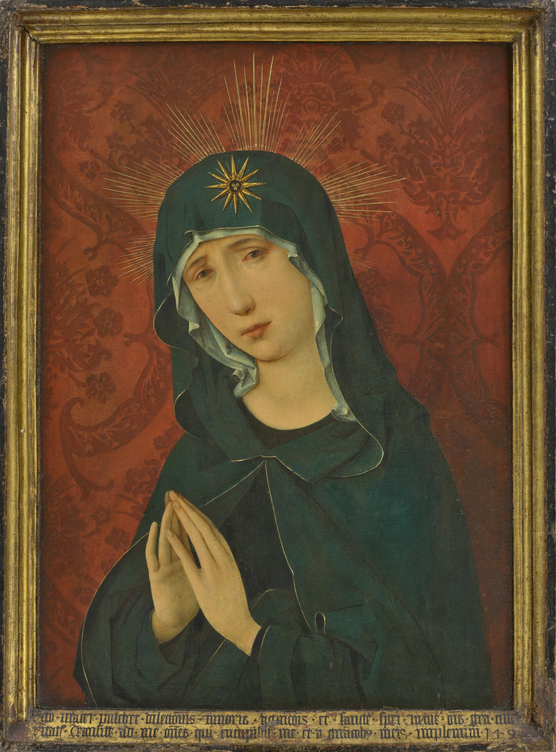 La Virgen María como Madre de los Dolores - Hans Holbein el Viejo