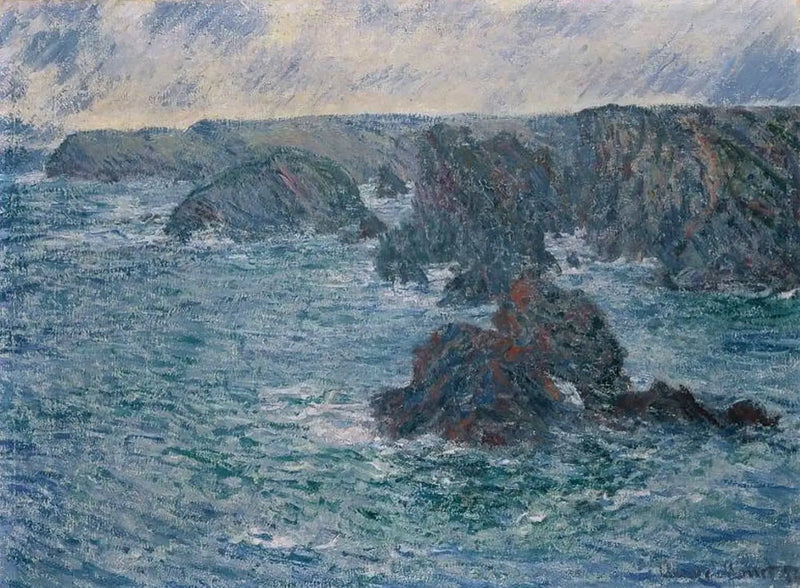 La ciudad de Belle-Île - Claude Monet