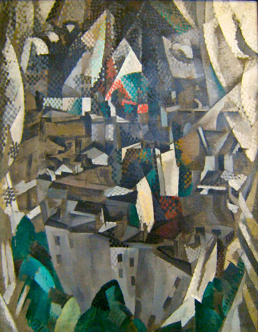 La Ville n°2 - Robert Delaunay image 1 copie peinte à la main à l’huile