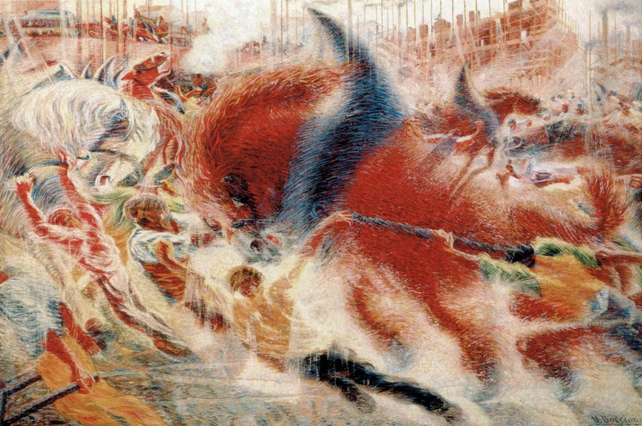 La ciudad se levanta - Umberto Boccioni