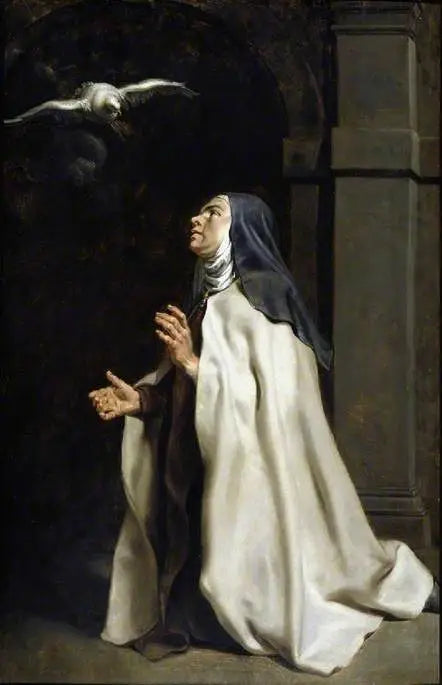La visión de la paloma de Santa Teresa de Ávila - Peter Paul Rubens