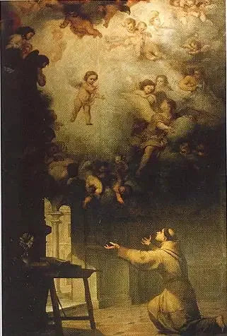 La visión de san Antonio de Padua - Bartolomé Esteban Murillo