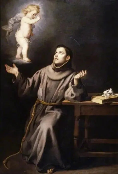 La visión de san Antonio de Padua - Bartolomé Esteban Murillo
