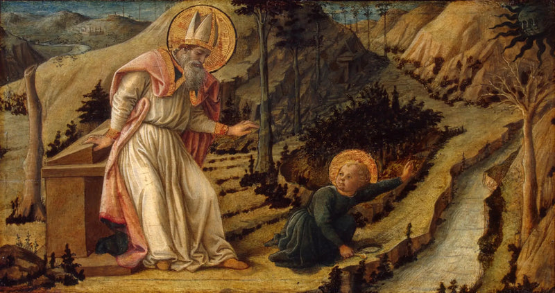La visión de san Agustín - Fra Filippo Lippi