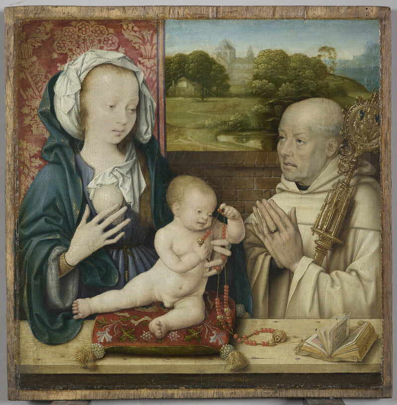 La visión de san Bernardo - Joos van Cleve