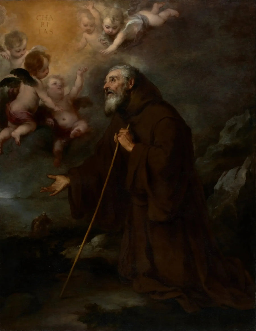 La visión de san Francisco de Paula - Bartolomé Esteban Murillo