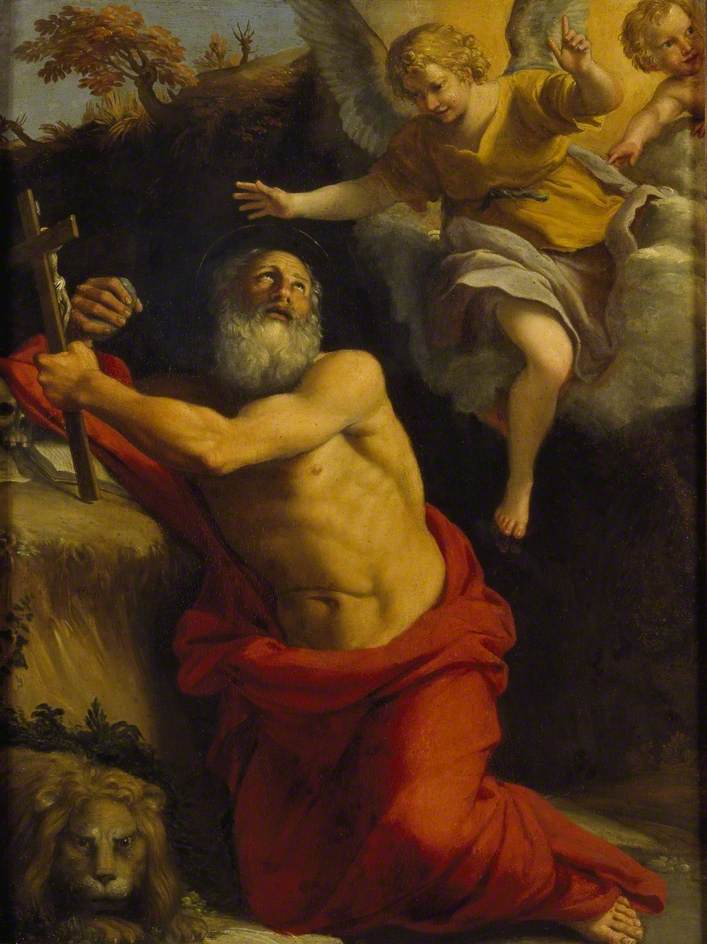 La visión de san Jerónimo - Domenichino