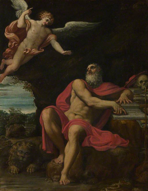 La visión de san Jerónimo - Domenichino