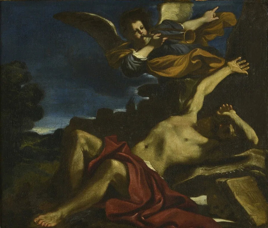 La visión de san Jerónimo - Guercino