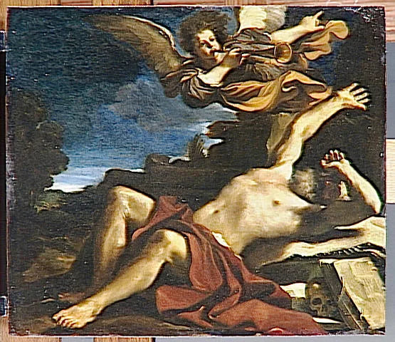 La Visión de san Jerónimo - Guercino