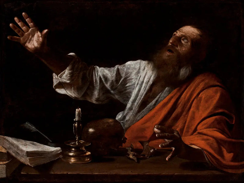 La visión de san Jerónimo - El Caravaggio