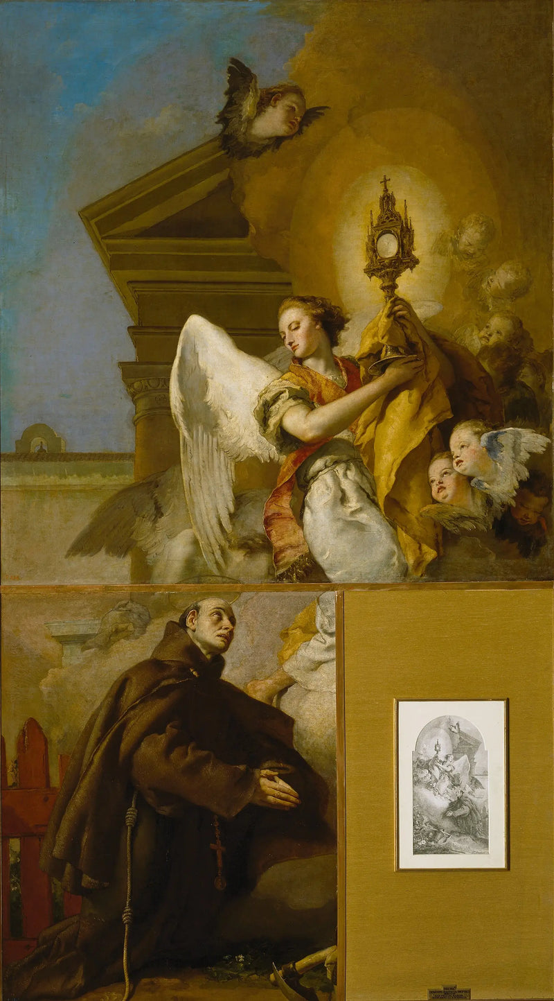 La visión de san Pascal Baylón - Giovanni Battista Tiepolo