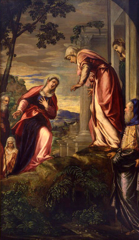 La Visitación - Jacopo Tintoretto