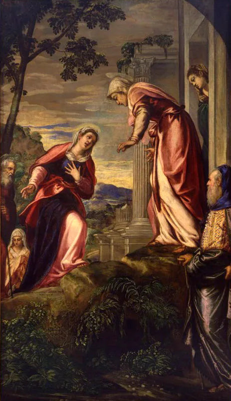 La Visitación - Jacopo Tintoretto