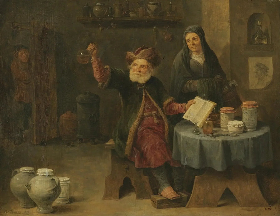 La visita al médico - David Teniers el Joven