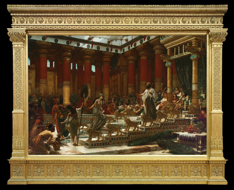 La Visita de la Reina de Saba al Rey Salomón - Edward Poynter