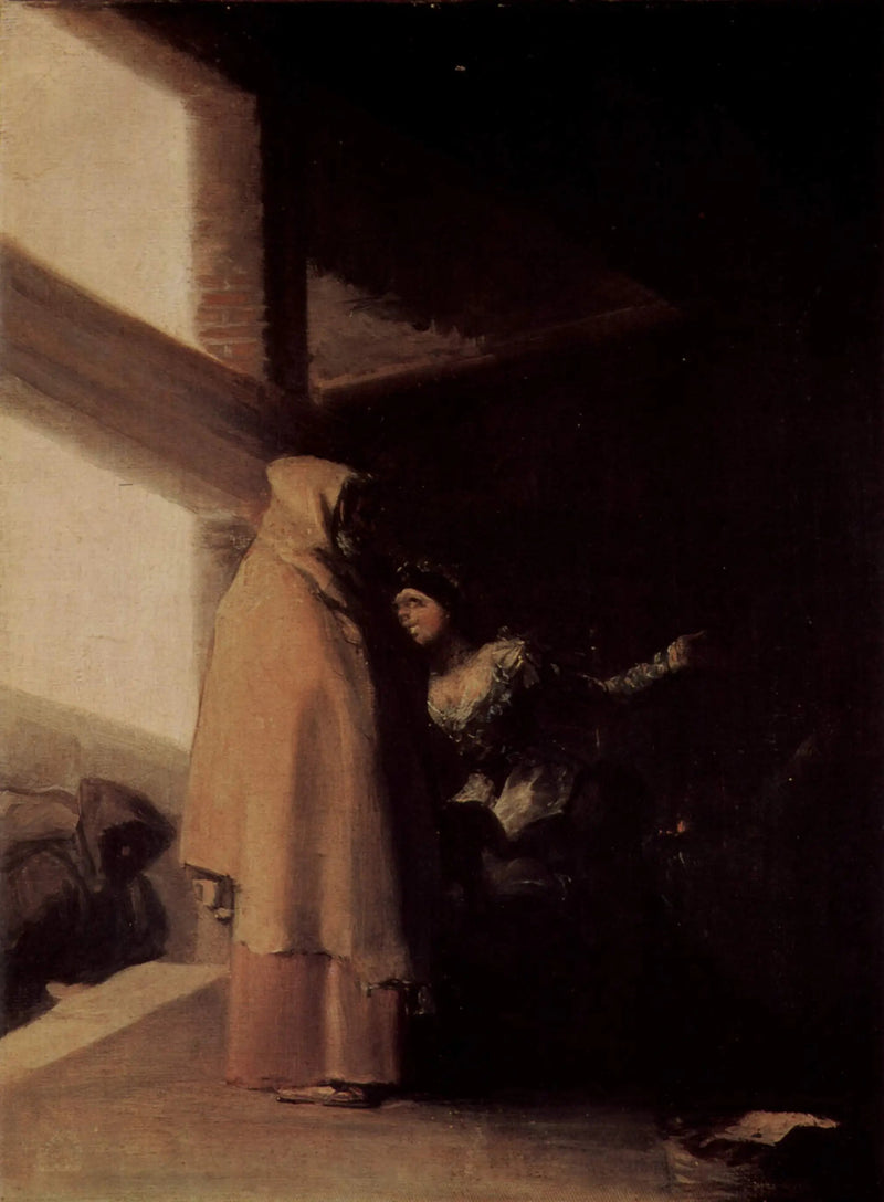 La visita del hermano - Francisco de Goya
