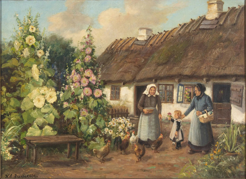 La visita - H. A. Brendekilde