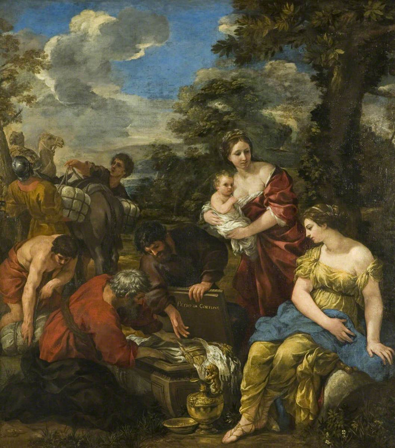 Laban en busca de sus ídolos - Pietro da Cortona