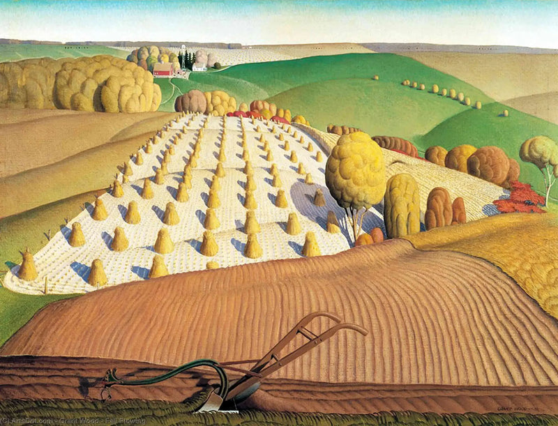 Trabajo de otoño - Grant Wood