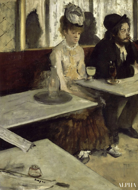 L'Absinthe - Edgar Degas - Reproductions de tableaux et peintures haut de gamme