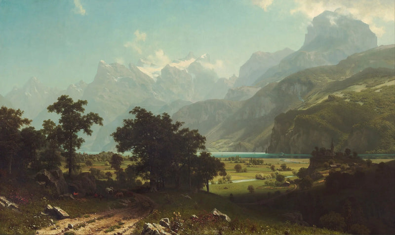 Lago de Lucerna - Albert Bierstadt