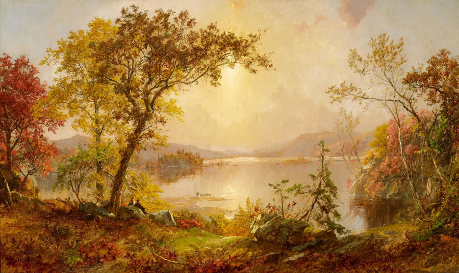 Lac Greenwood, Otoño en el Hudson - Jasper Francis Cropsey