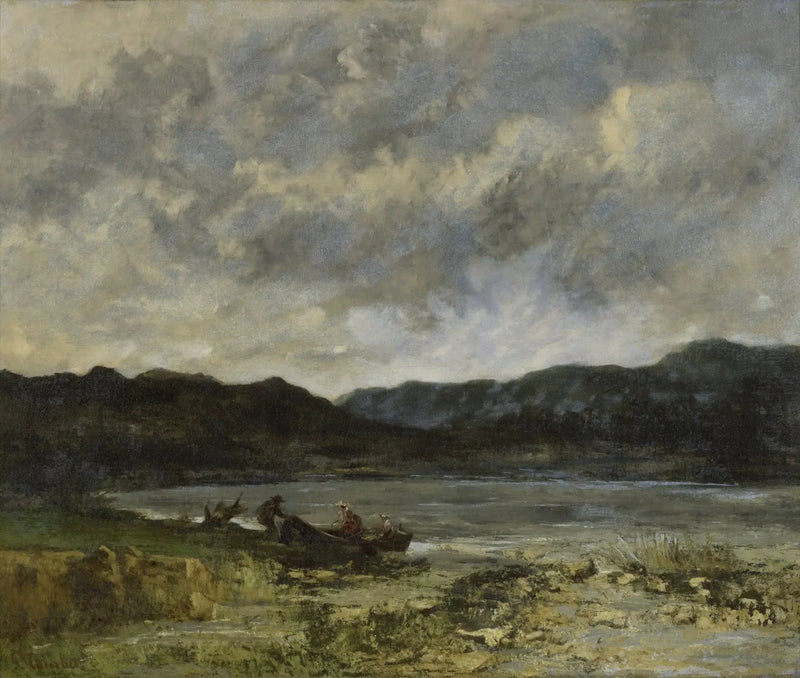 Lago cerca de Saint-Point - Gustave Courbet