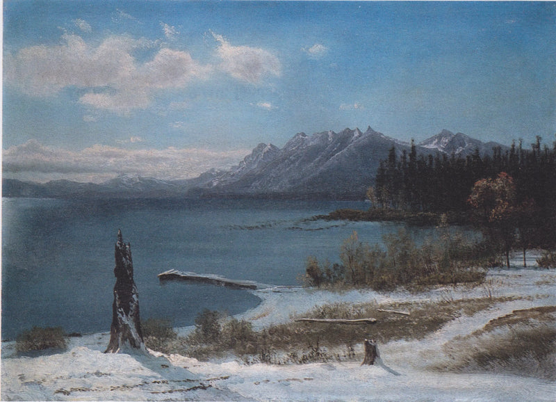 Lago Tahoe en invierno - Albert Bierstadt