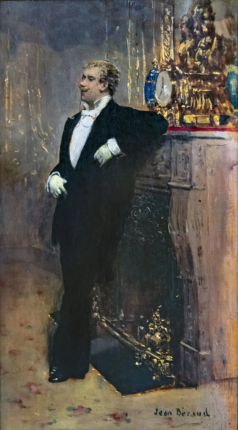 El actor Coquelin mayor apoyado - Jean Béraud