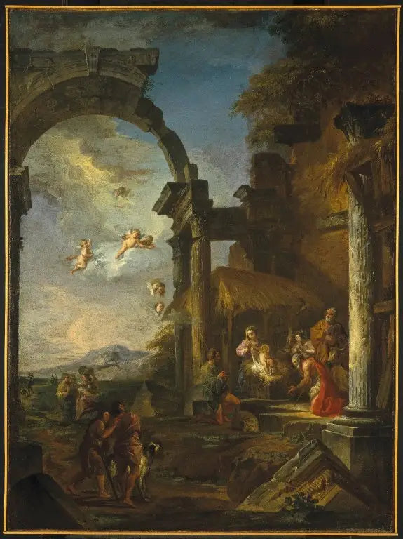 L’Adoration des bergers - Giovanni Paolo Panini - Alpha Reproduction